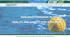 Desktop Screenshot of drugfreesport.com